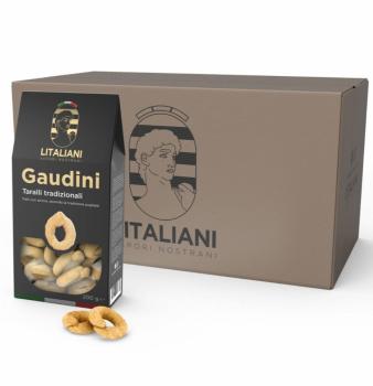 Gaudini 24 Packungen Taralli klassisches Rezept 4800 g I Inhalt: 24 Packungen a 200 g