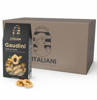 Gaudini 24 Packungen Taralli mit Kartoffeln 4800 g I Inhalt: 24 Packungen a 200 g