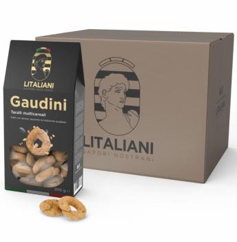 Gaudini 12 Packungen Taralli Mehrkorn Taralli 2400 g I Inhalt: 12 Packungen a 200 g