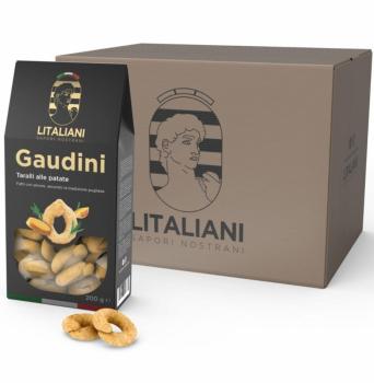 Gaudini 12 Packungen Taralli mit Kartoffeln 2400 g I Inhalt: 12 Packungen a 200 g