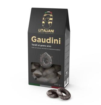 GAUDINI Taralli mit Grano Arso (verbranntem Weizen) I Inhalt: 200 g