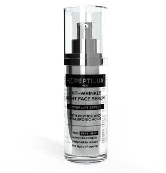 PEPTILUX MEN ANTI FALTEN NACHTSERUM „POWER-LIFT“ EFFEKT MIT PEPTIMEN™ I Inhalt: 30 ML