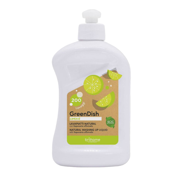 Greendish ,,Zitrone" (Mit echten Seifenkraut) I Inhalt: 500 ML